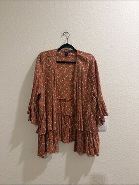 51. Rock & Roll Denim Floral Kimono